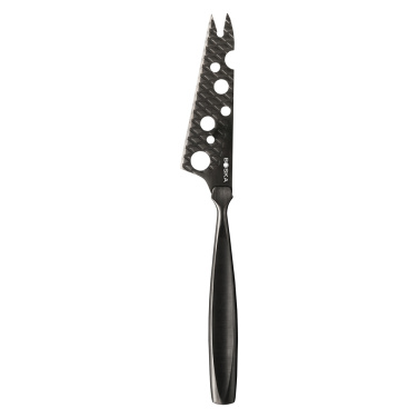 Logo trade advertising products picture of: BOSKA Cheese Knife Set Monaco+ Black