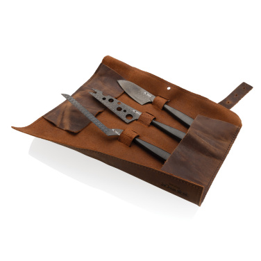 Logotrade promotional giveaway image of: BOSKA Cheese Knife Set Monaco+ Black