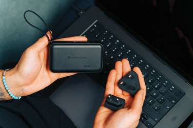 Logotrade business gift image of: Urban Vitamin Eureka hybrid GANcharger 10000mah powerbank65W