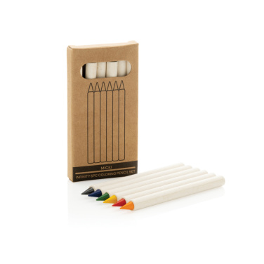 Logo trade promotional gift photo of: Micki GRS infinity 6pc colouring pencil set