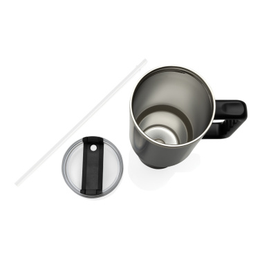 Logo trade promotional merchandise image of: Stadley RCS recycled steel tumbler 1200ML