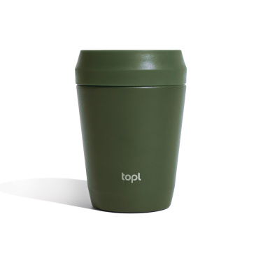 Logotrade corporate gifts photo of: Topl Recycled Steel To Go Tumbler Patented 360 Lid 235ml