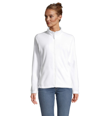 Logotrade promotional item image of: NORTH WOMEN ZIPPED FLEECE
