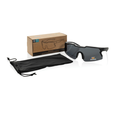 Logo trade promotional gifts image of: SproShield RCS plastic activity glasses with polarized lens