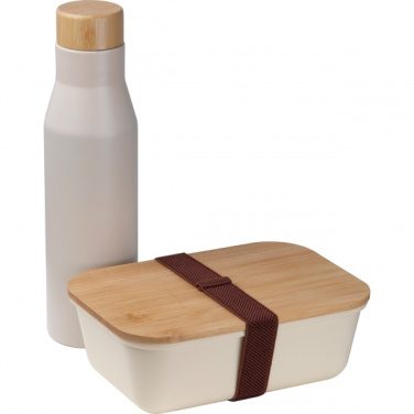 Logotrade promotional item picture of: Set Lunchbox with stainless steel bottle Toronto