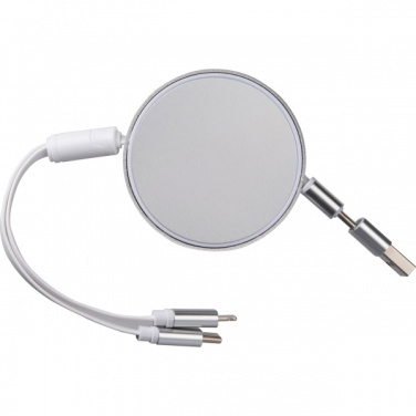 Logotrade promotional merchandise image of: Charging cable made from recycled aluminum Ostend