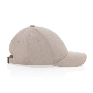Logotrade promotional giveaway picture of: Milo AWARE™ recycled heather 6 panel cap 200gr