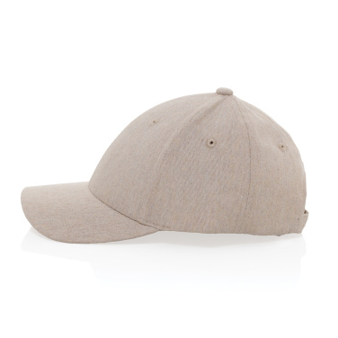 Logotrade promotional item picture of: Milo AWARE™ recycled heather 6 panel cap 200gr