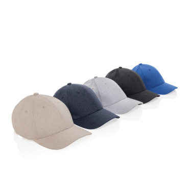Logo trade promotional items picture of: Milo AWARE™ recycled heather 6 panel cap 200gr