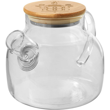Logotrade promotional item image of: Zen tea pot with strainer and bamboo lid