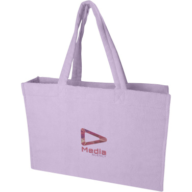 Logo trade promotional items image of: Siam GRS recycled terry beach tote bag 13L