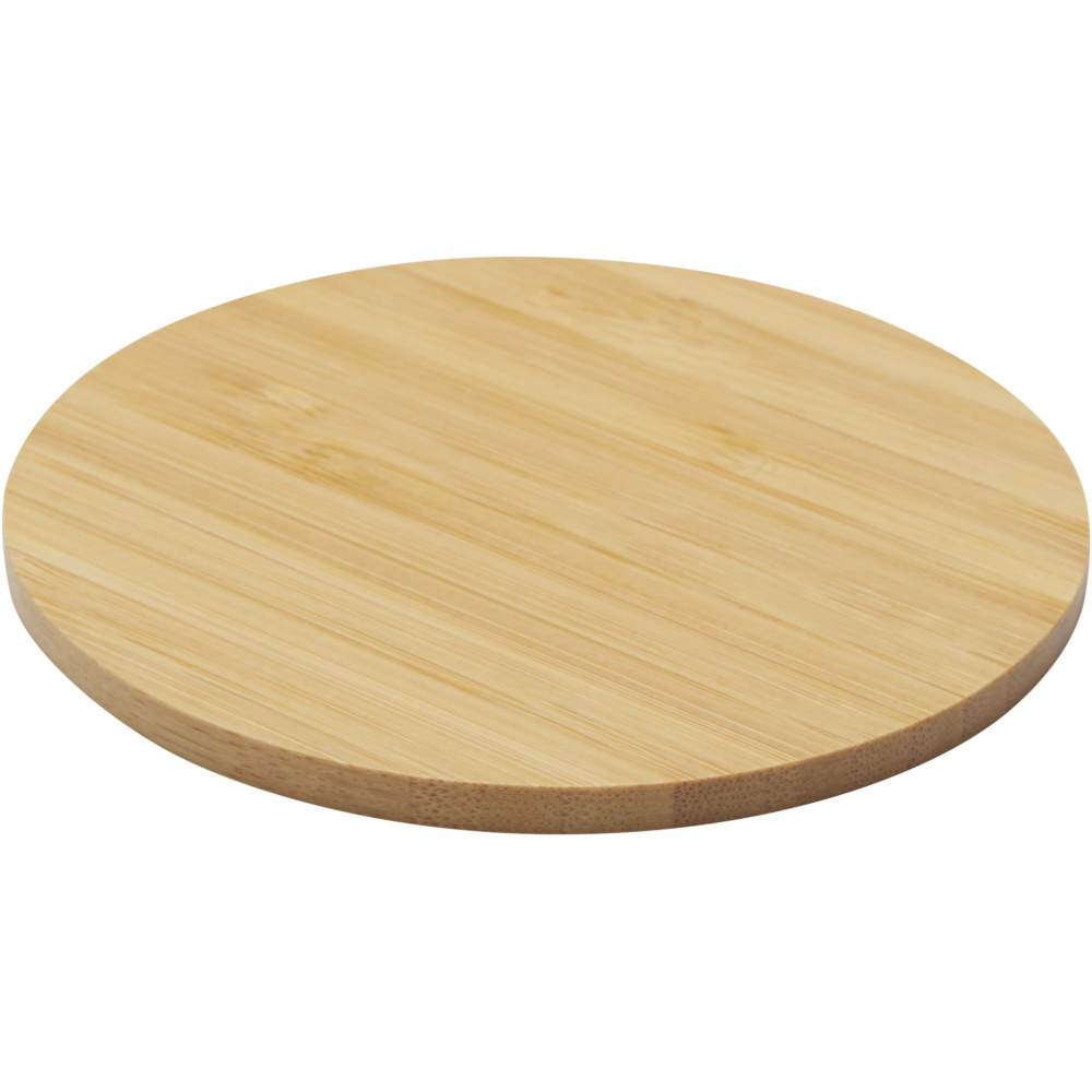 Logo trade promotional merchandise photo of: Cha bamboo coaster