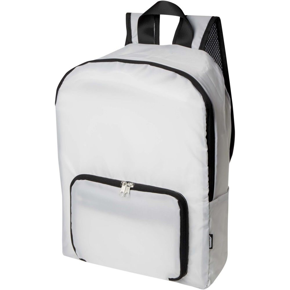 Logotrade advertising product image of: EcoFold RPET foldable backpack 15L