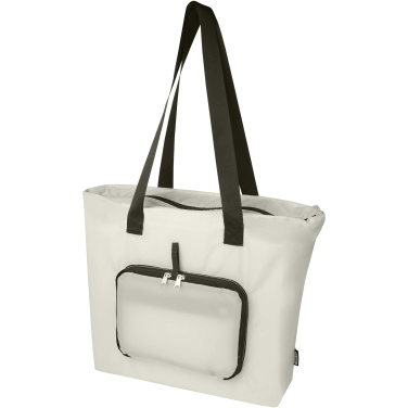 Logo trade advertising product photo of: EcoFold RPET foldable tote bag 16L