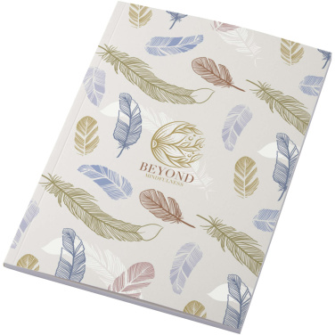 Logo trade corporate gifts image of: Novella Austen A5 soft cover notebook - 50 sheets