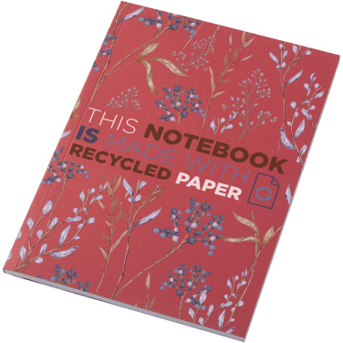 Logo trade advertising products image of: Novella Austen A5 recycled soft cover notebook - 50 sheets