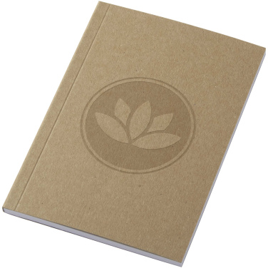 Logotrade advertising product image of: Novella Austen A6 recycled soft cover kraft notebook - 50 sheets