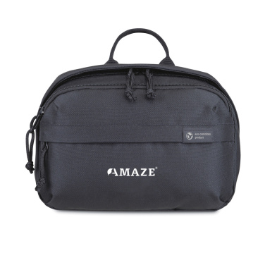 Logo trade promotional items image of: Renew AWARE™ rPET Toiletry Bag