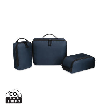 Logo trade promotional products image of: Renew AWARE™ rPET 3 Piece Packing Cube Set