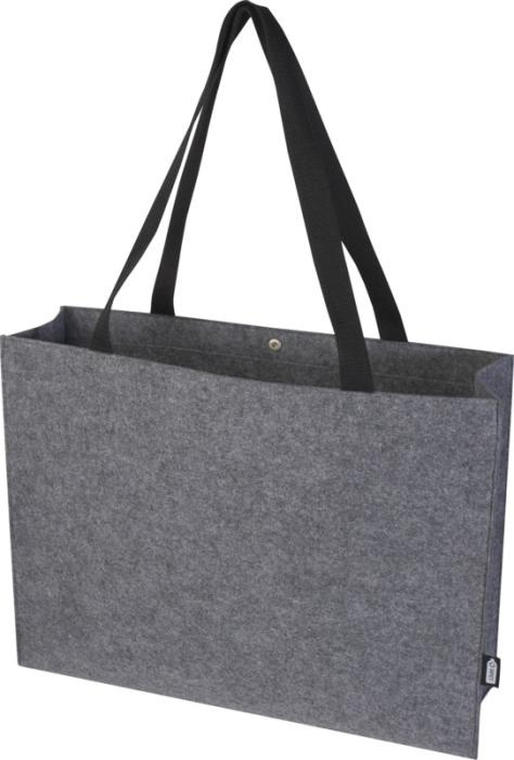 Logo trade promotional giveaway photo of: Felta GRS recycled felt gusset tote bag 20L