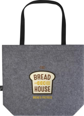 Logotrade promotional gift picture of: Felta GRS recycled felt gusset tote bag 20L