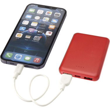 Logo trade business gift photo of: Asama 5000 mAh Type-C recycled plastic power bank
