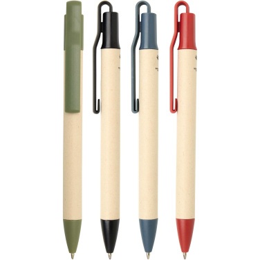 Logotrade advertising product image of: Liliana sugarcane paper ballpoint pen (blue ink)
