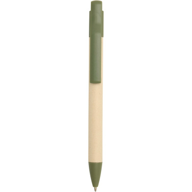 Logotrade promotional item picture of: Liliana sugarcane paper ballpoint pen (blue ink)