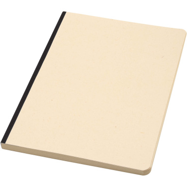 Logo trade advertising products picture of: Liliana A5 sugarcane and RPET soft cover notebook