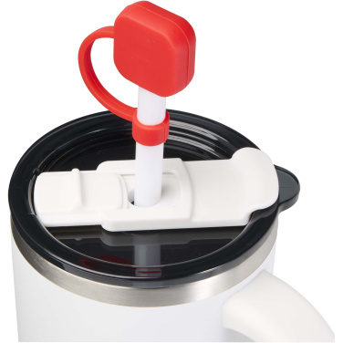 Logo trade promotional giveaways image of: Sip silicone straw cover