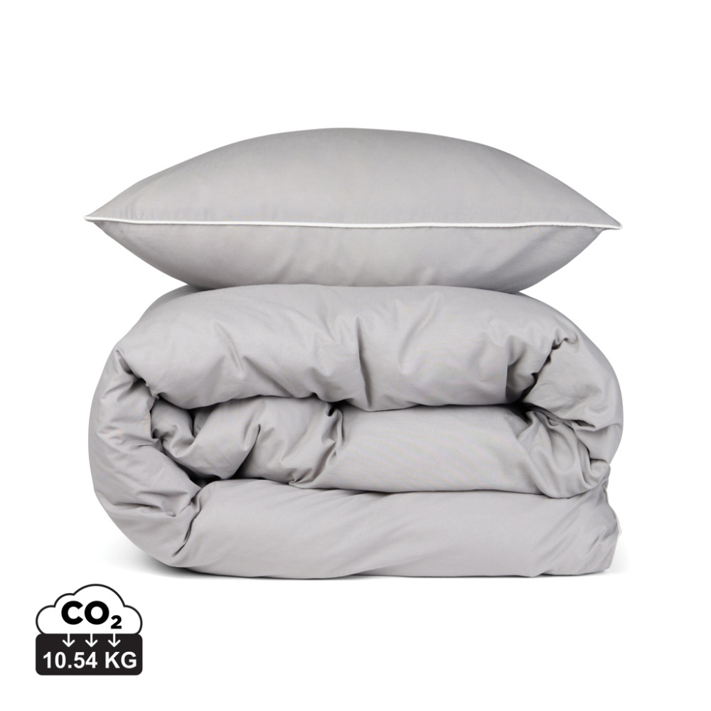 Logo trade promotional gift photo of: VINGA Marston OCS organic cotton bed linen, 4 pcs set