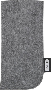 Logo trade promotional products image of: Felta GRS recycled pouch for glasses