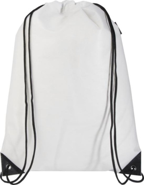 Logo trade promotional merchandise picture of: Evergreen GRS recycled non-woven drawstring bag 5L