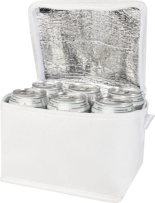 Logotrade promotional giveaways photo of: Spectrum 6-can recycled non-woven cooler bag 4L