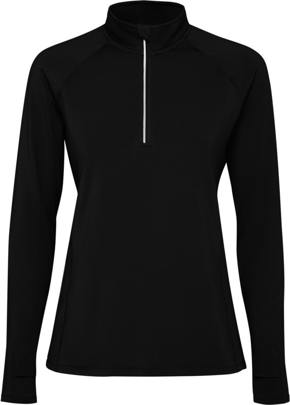 Logo trade business gift photo of: Estambul long sleeve women's half zip sweatshirt