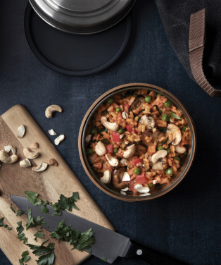 Logo trade promotional products picture of: Black+Blum Glass Lunch Bowl 750ml