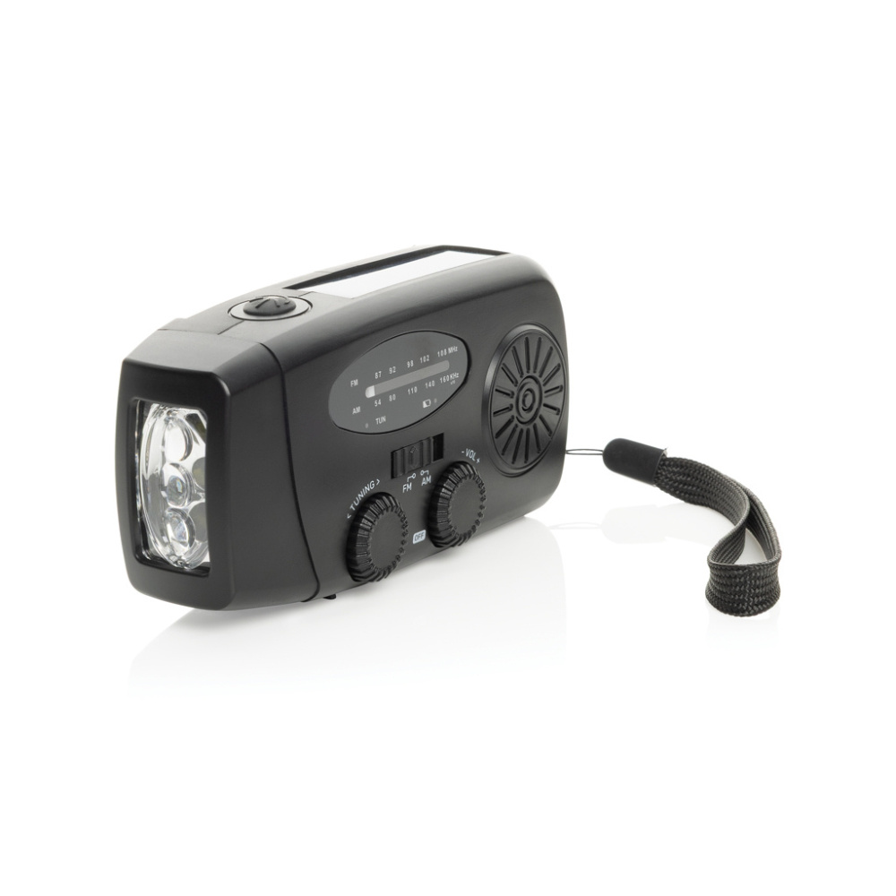 Logotrade promotional items photo of: RescueWave RCS recycled plastic emergency radio