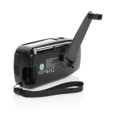 Logo trade advertising products picture of: RescueWave RCS recycled plastic emergency radio