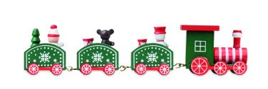 Logo trade promotional gifts picture of: Wooden Christmas train