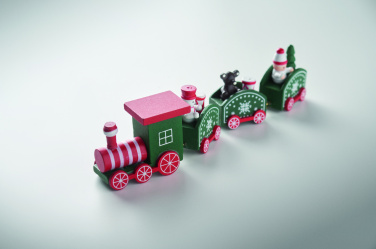 Logo trade promotional gifts picture of: Wooden Christmas train