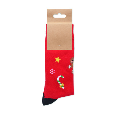 Logotrade promotional giveaway image of: Pair of Christmas socks M