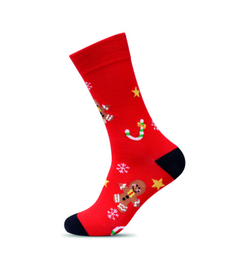 Logotrade promotional gift image of: Pair of Christmas socks M