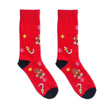 Logotrade promotional merchandise picture of: Pair of Christmas socks M