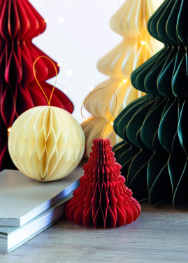 Logotrade business gift image of: Christmas paper tree hanger