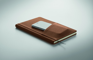 Logo trade corporate gift photo of: A5 notebook PU front pocket