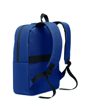 Logotrade corporate gifts photo of: Slim 15 inch laptop backpack made of 600D RPET polyester with a 210D lining and customizable printing