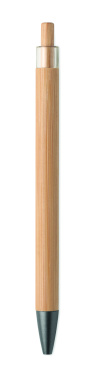 Logotrade promotional giveaways photo of: Push button bamboo pen
