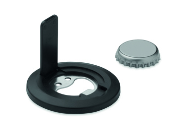 Logo trade promotional gifts image of: Phone holder and bottle opener