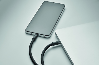 Logo trade promotional gifts image of: 60W charging and data lanyard