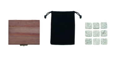 Logotrade promotional item picture of: 9 stone ice cube set in box